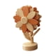 thumbnail image 4 of 5 posavasos de madera resistentes al calor con diseño de girasol A, 4 of 8