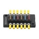 thumbnail image 3 of Bloque de fusibles Cubierta a prueba de polvo Indicador LED Impermeable 6 en 6 30A Máx. Soporte de caja de fusibles de 12 vías para automoción Cola Portafusibles, 3 of 8