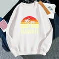 thumbnail image 2 of Bmisegm Chandails en Molleton Mode pour Femmes Col Rond Mignon Pull Manches Longues Tops Chandail à Capuchon Chandails en Molleton Décontractés pour Femmes Blanc TTG, 2 of 3