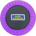 thumbnail image 5 of Sportspower My 1st Trampoline 36" Indoor/Outdoor Mini Rebounder Trampoline with No-Gap Padded Cover, for Toddlers & Kids Aged 3 to 10, Max Weight Capacity 220 LBS - PURPLE, 5 of 6