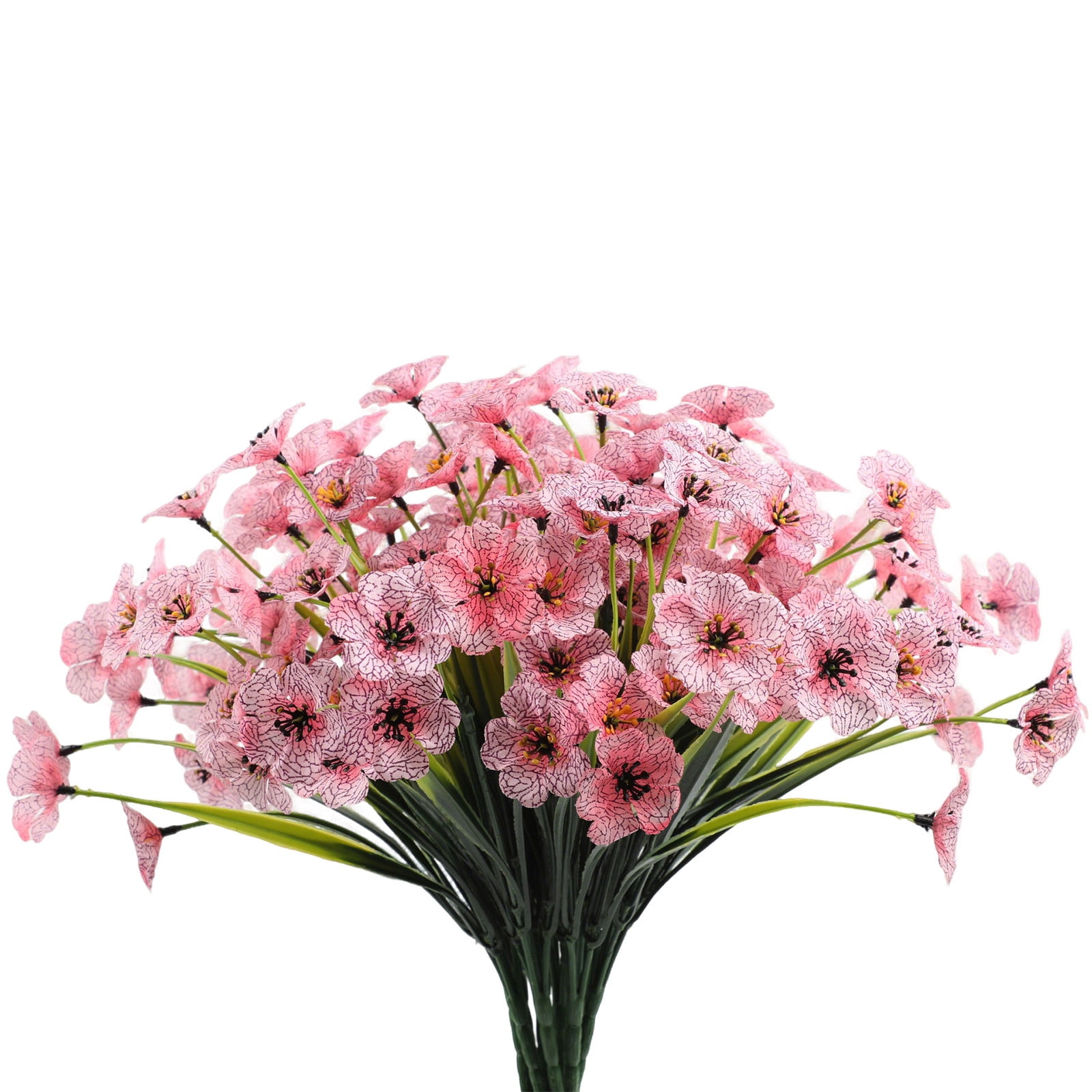 Outdoor Artificial Flowers - Colorful & Flowering Shrubs for Garden, Patio & Home Decor - Weatherproof Flowers for All Seasons