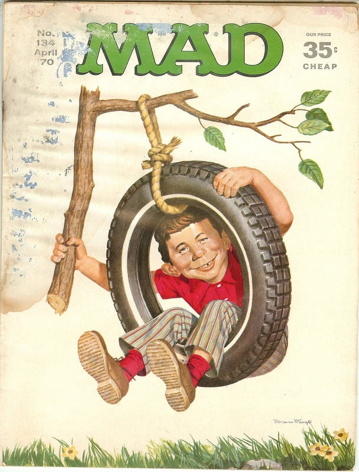 MAD Magazine #134 April 1970 (POOR Condition)