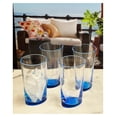 thumbnail image 5 of Oval Halo Acrylic Glasses Drinking Set of 4 Hi (15oz), Plastic Drinking Glasses, BPA Free Cocktail Glasses, Drinkware Set, Plastic Water, 5 of 5
