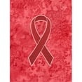 thumbnail image 1 of Carolines Treasures AN1213GF Red Ribbon for Aids Awareness Garden Flag Size - 11 x 15 In., 1 of 3