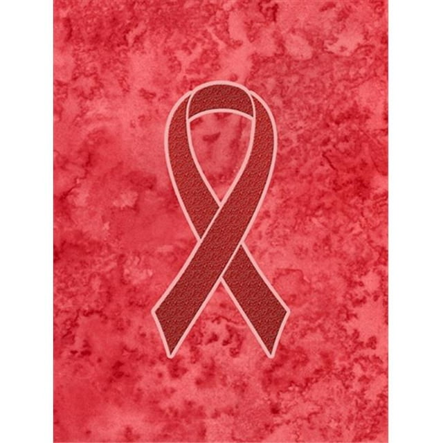 Carolines Treasures AN1213GF Red Ribbon for Aids Awareness Garden Flag Size - 11 x 15 In.