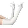 thumbnail image 5 of Xfvqtps Red Gloves Long Santa Gloves Stretchy Full Finger Gloves for Women Girls Holiday Accessories White, 5 of 5