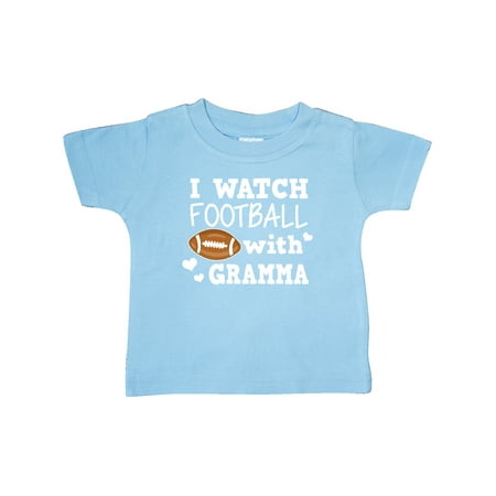 

Inktastic I Watch Football with My Gramma Gift Baby Boy T-Shirt