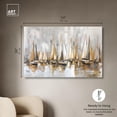 thumbnail image 5 of Golden Wave Boats II Canvas Coastal Classic Art by Art Remedy, Gallery Wrapped, 54" x 36", 5 of 7