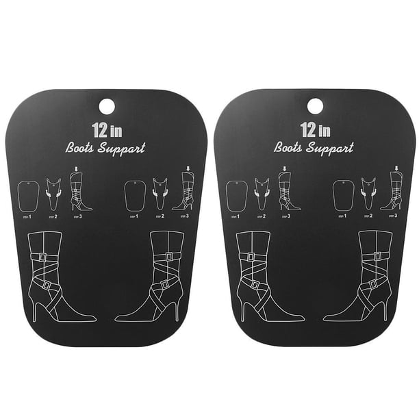 Botas largas de plástico Zapatos Tree Shaper Stand Holder Organizador Support Up Camilla Soledad Footful 1 par Reelable Mediano Botas Holder Soporte Soporte plástico Shaper Camilla 12inch