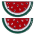 thumbnail image 1 of 2pcs Alloy Watermelon Brooches Fruit Brooches Lapel Pin Women Coat Pin Clothing Decoration-2025, 1 of 4