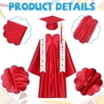 thumbnail image 3 of Alaiyaky Preschool Kindergarten Graduation Cap and Gown with Tassel & Certificate, Graduation Gown for Toddler Kids, 3 of 7