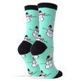 thumbnail image 2 of OoohYeah Women'S Luxury Combed Cotton Crew Socks - Rolling With The Snomies, 2 of 3