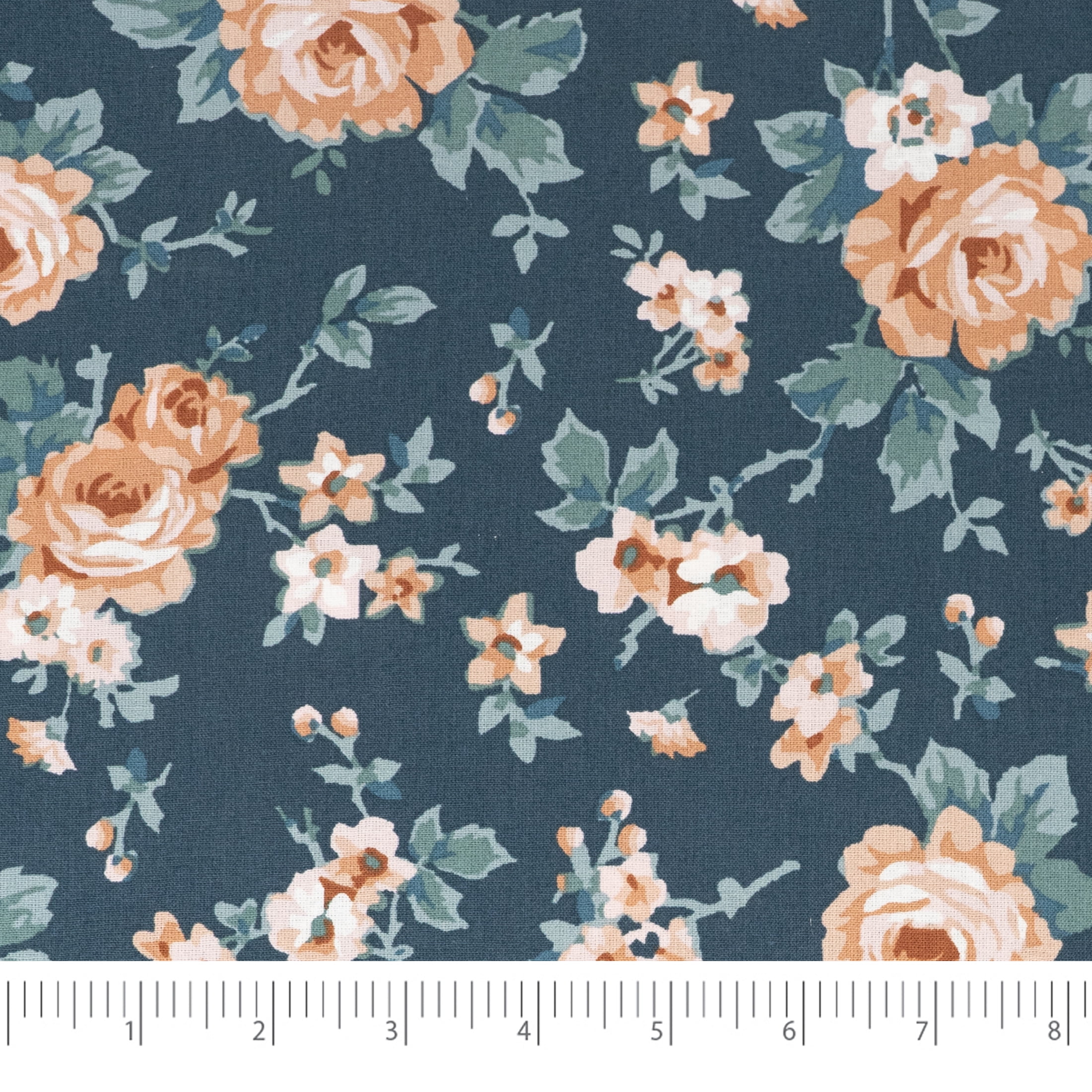 Waverly Inspirations 1 Yard Cut 100% Cotton Prints Fabric, Cutout Floral, 44" Wide for Quilting & Sewing