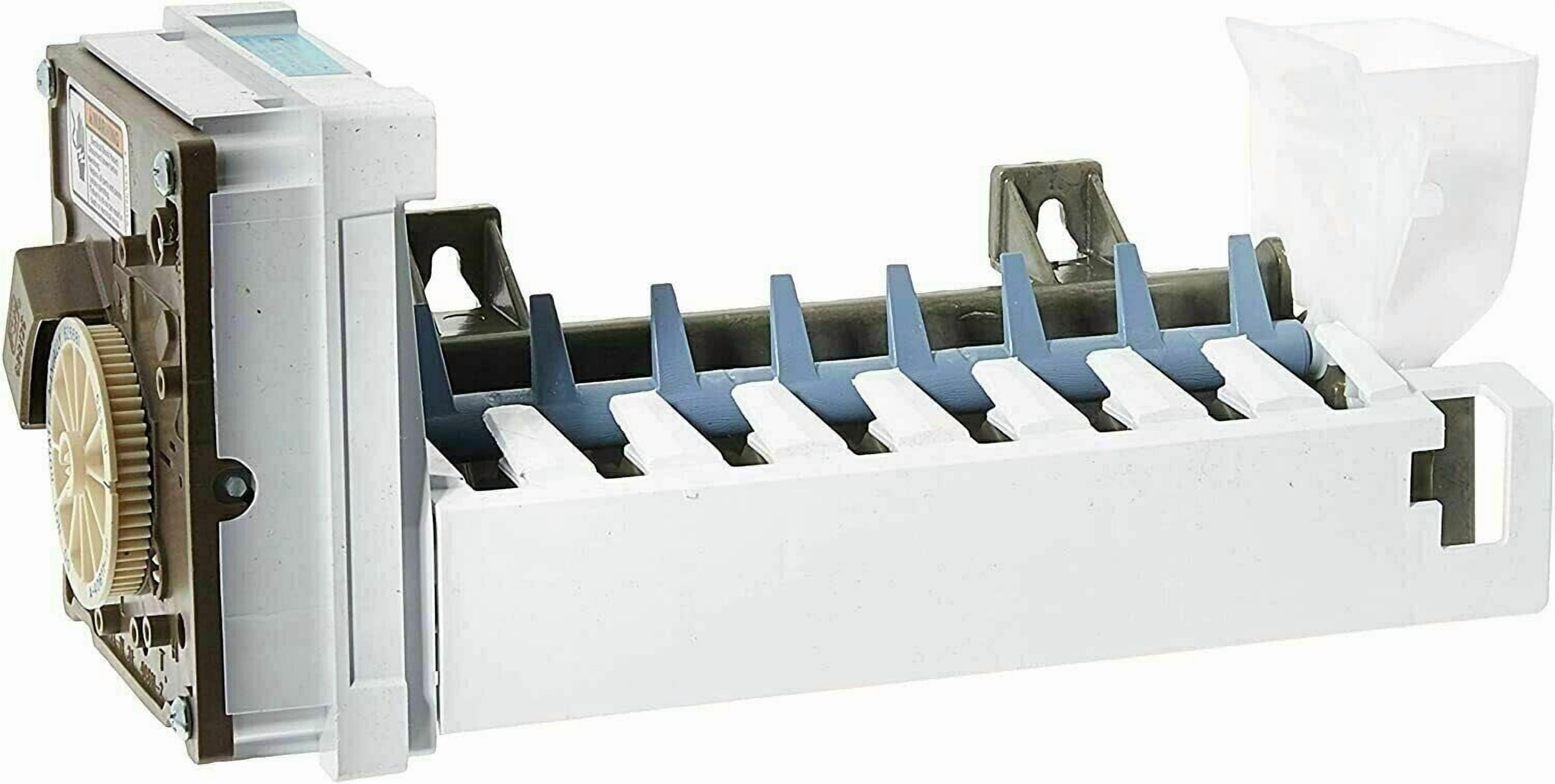 US-Based Supplier – Original WPW10300024 W10882923 Refrigerator 8 Cube Ice Maker Includes 2 Wire Harnesses 2 Covers and Shut Off arm fits for Maytag, Whirlpool Refrigerators W10377151 WPW10377147