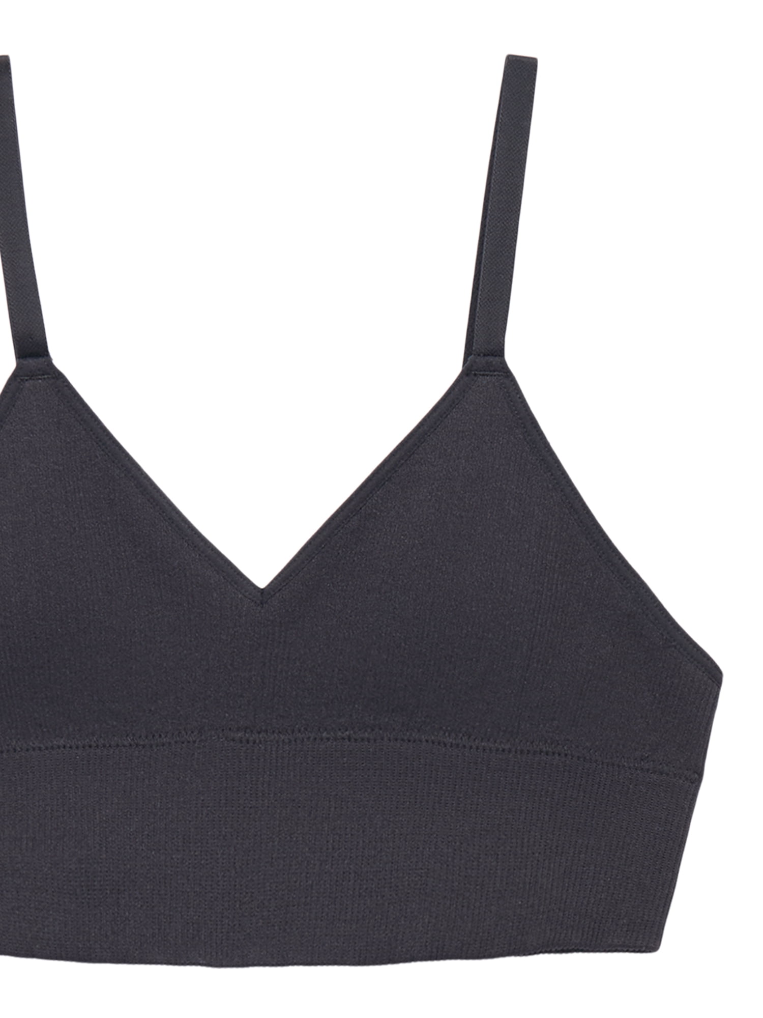 Wonder Nation Girls Seamless Longline Bralette with Removable Pads, 2-Pack, Sizes XS-XXL