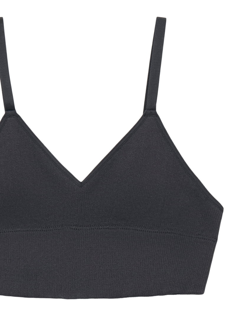 Wonder Nation Girls Seamless Longline Bralette with Removable Pads