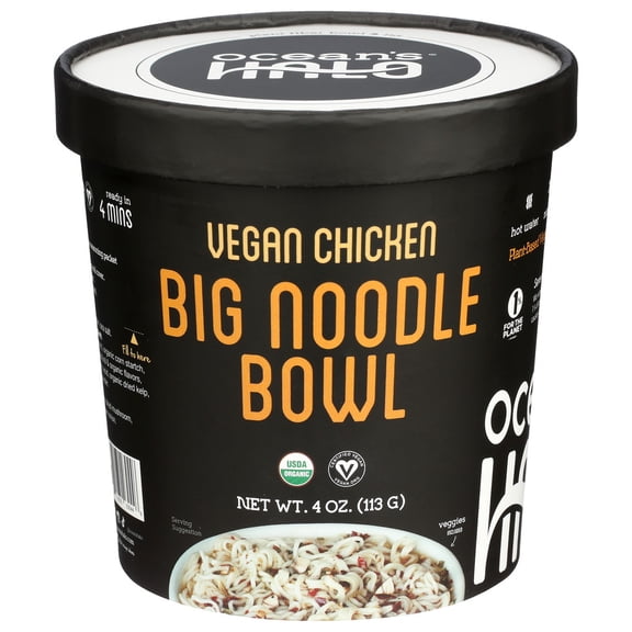 (Pack Of 6) Oceans Halo Noodle Bowl Vegan Chicken 4.02 Oz
