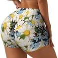 thumbnail image 2 of Fotbe Bees Collecting Nectar Seamless Shorts, Womens Workout Shorts High Waist Stretch Booty Short for Gym/Yoga/Running/Biking-Small, 2 of 9