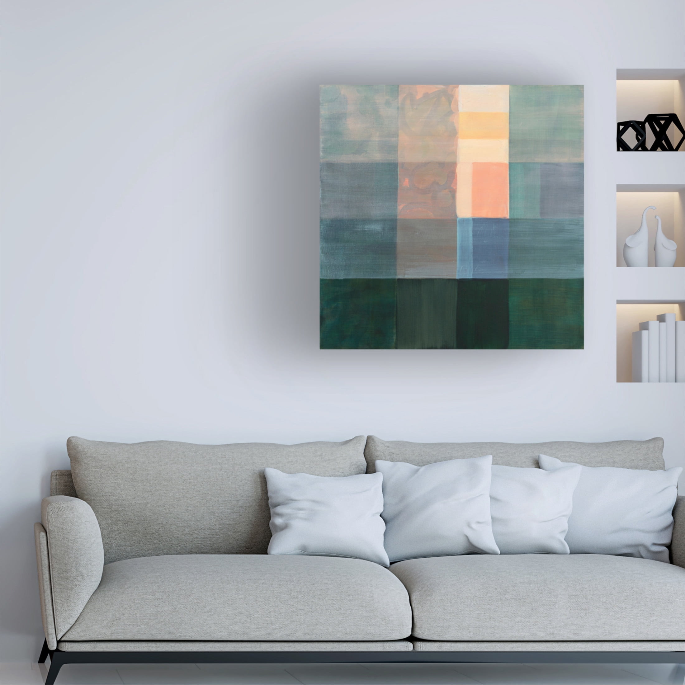 Canvas Wall Art - Mark David Smith 'Venice' Wall Art for Living Room, Bedroom, or Office Décor by Trademark Fine Art - 14 x 14 Inches