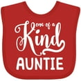 thumbnail image 3 of Inktastic Gift for Aunts | One of a Kind Auntie (white) Girls Baby Bib, 3 of 4