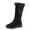 Black, variant on Snow Boots for Women,Stylish Winter Women's Mid Heel Boots Long Tube Design with Side Zipper for Warm Comfortable Non- Traction,Winter Boots for Women,Black,6.5