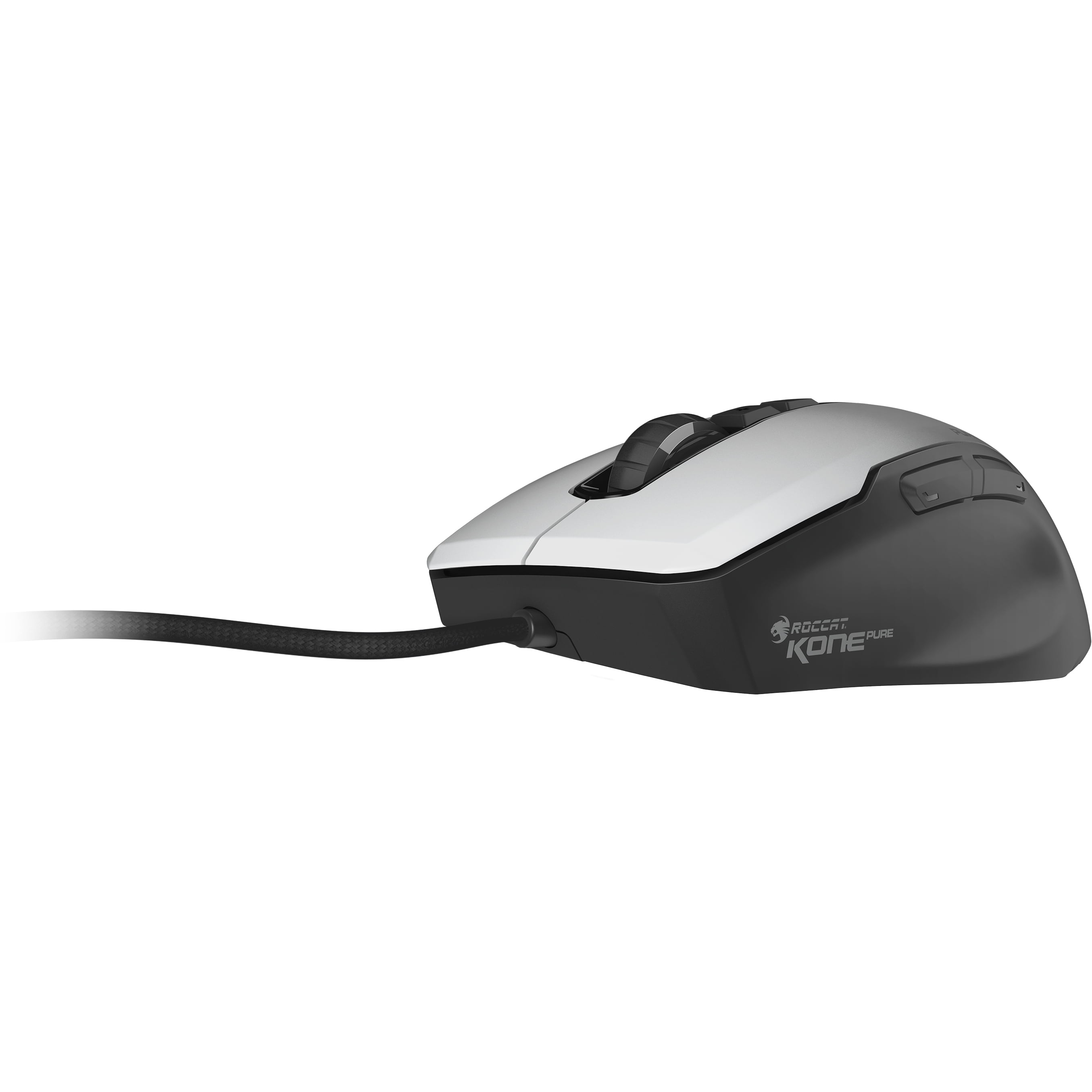 Roccat Kone Pure Owl Eye 100 Dpi Optical Rgb Gaming Mouse White Walmart Com Walmart Com