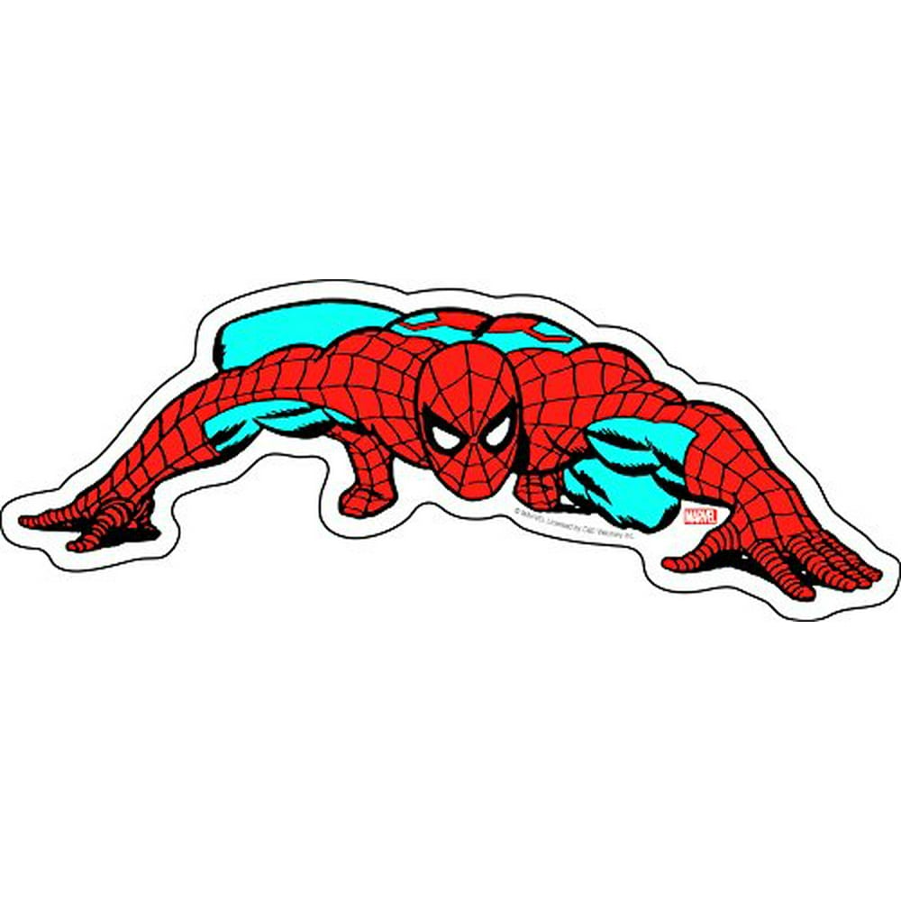 SPIDERMAN RETRO, Officially Licensed Original Artwork Sticker DECAL