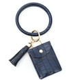 thumbnail image 2 of Large Bracelet Keychain Card Holder Tassel Bangle Key Ring Wristban With Wallet, 2 of 2