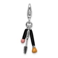 thumbnail image 3 of 925 Sterling Silver Makeup Necklace Pendant Charm, 3 of 7