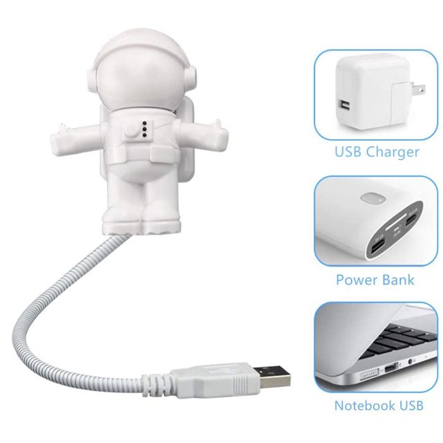 Lámpara Flexible Mini USB LED Lámpara de luz para computadora portátil Notebook Luz de noche blanca Luz de hogar Luz de noche ajustable Xemadio 2034398