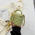 thumbnail image 1 of Bolso pequeño con bordado de diamantes para mujer, nuevo bolso de mensajero con cadena popular de verano 2025, moderno y súper popular bolso cuadrado pequeño., 1 of 5