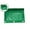 Green, variant on Dvruxg 2 Pcs Pencil Pouch, Three-hole Pencil Case Single Zipper Transparent PVC Document Storage Bag, Large Capacity Pencil Pouch with Zipper Clear Binder Pencil Case