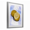thumbnail image 2 of Stupell Industries Contemporary Glimmer Lemon on Blue Gray Framed Print Under Glass, 17 x 21, by LISH Creative, 2 of 8