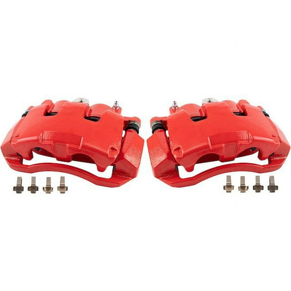 Front Brake Caliper Set 2 Piece - Compatible with 2006 - 2008 Dodge Ram 1500 2007