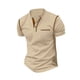 thumbnail image 3 of Camisetas de Manga Corta de Bolsillo de Cuello de Manga Corta de los Hombres, Camiseta Deportiva Casual para los Hombres, 3 of 5