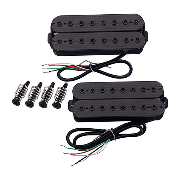 Pastillas de Doble Bobina Humbuckers 2X para Guitarra Eléctrica LP perfke Pastilla de puente de cuello de 8 cuerdas