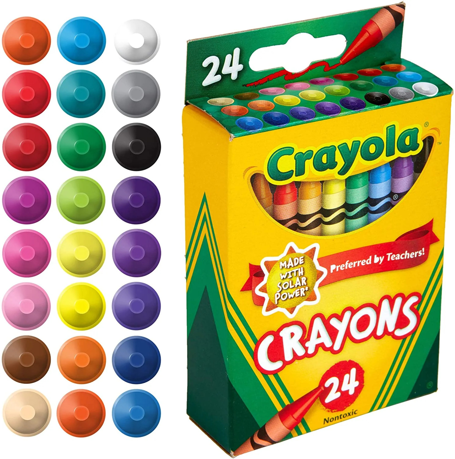 Crayola Classic Crayons, Assorted Colors, Back to School, 24 Count - image 5 of 6