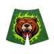 thumbnail image 5 of Pantalones de Baño de Cintura Elástica de los Hombres con Impresión Divertida Doble Bolsillo Cinco Puntos Pantalones Cortos de Playa, 5 of 9