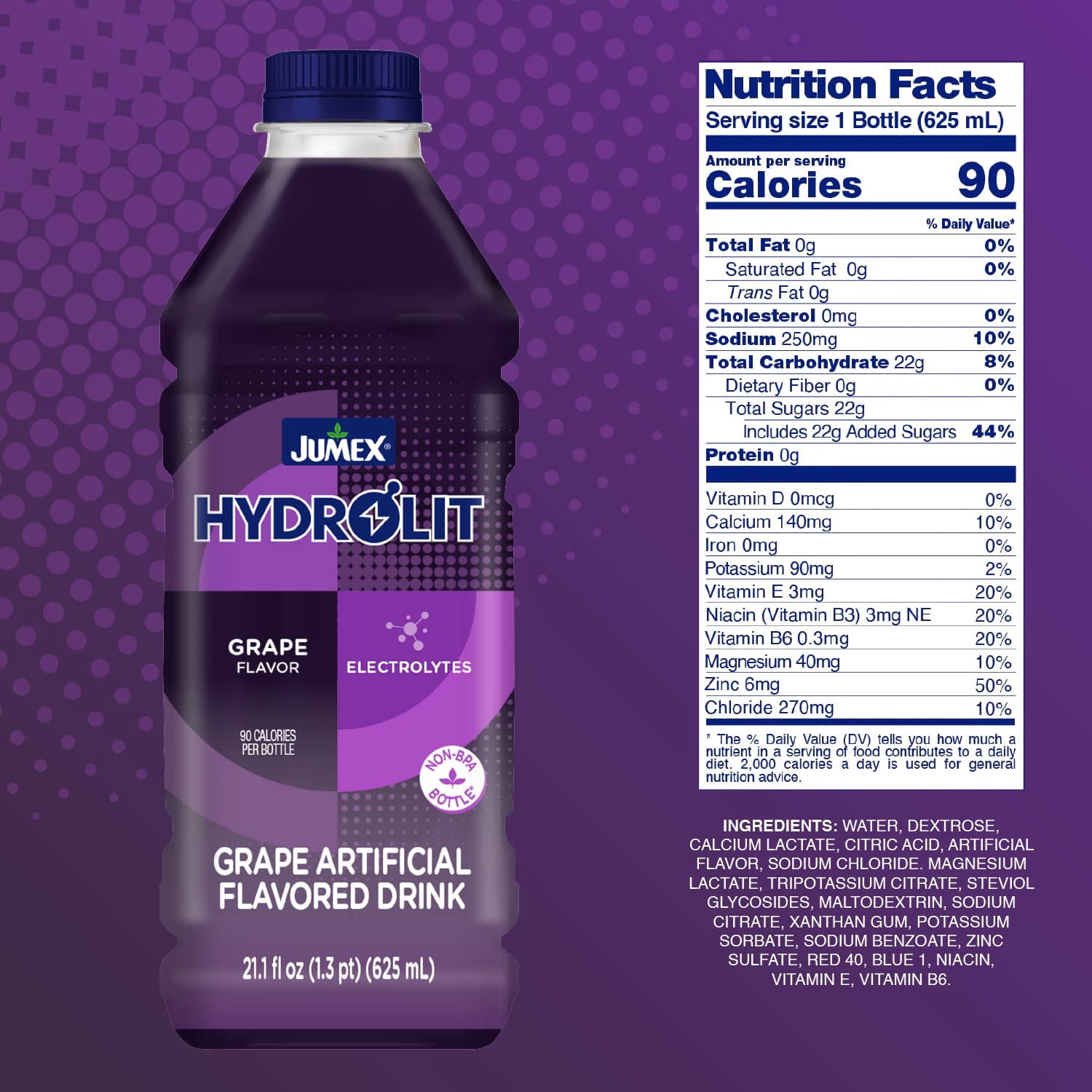 (4 pack) Hydrolit Grape