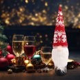 thumbnail image 5 of Hyknon Christmas Wine Bottle Cover Christmas Decoration Santa Claus Gnomes Plush Wine Bottle Topper Decorative Bottle Bags for Holiday Party Decoration and Table Decoration, 5 of 5