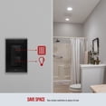 thumbnail image 4 of ENERLITES Double Paddle Rocker Combination Decorator Switch, Ground Terminal, Copper Wires Only, Single Pole or 3-Way, Residential/Commercial Grade, 15A 120-277VAC, 62835-BK, Black, 4 of 5