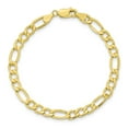 thumbnail image 5 of 10K Yellow Gold bracelet Figaro chain 8 in 5.35 mm, 5 of 5