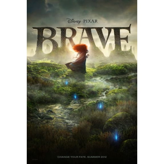 Brave Movie Poster Giclee Print Reprint 27Inx40In for any room 27x40 Square Adults Best Posters