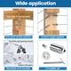 thumbnail image 4 of Muzata Paquete De 80 Kit De Barandilla De Cable Invisible De 1/8" Tensor De Tornillo De Retraso Swage Oculto Para Postes De Madera De 4"" 10"" Escaleras De Cubierta Para 40 Tendidos De Cable Cr73, 4 of 5