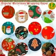 thumbnail image 3 of Konsait 12 Pack Folded Large Sheets of Christmas Wrapping Paper Traditional Gift Wrap, Christmas Decoration, Xmas Festive Designs- Kids Snowman, Santa, Christmas Tree, Snowflake, Reindeer, 29x20inch, 3 of 8