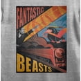thumbnail image 2 of Fantastic Beasts Secrets Of Dumbledore Poster Art Crew Neck Short Sleeve Gray Heather Women's T-shirt-Medium, 2 of 5