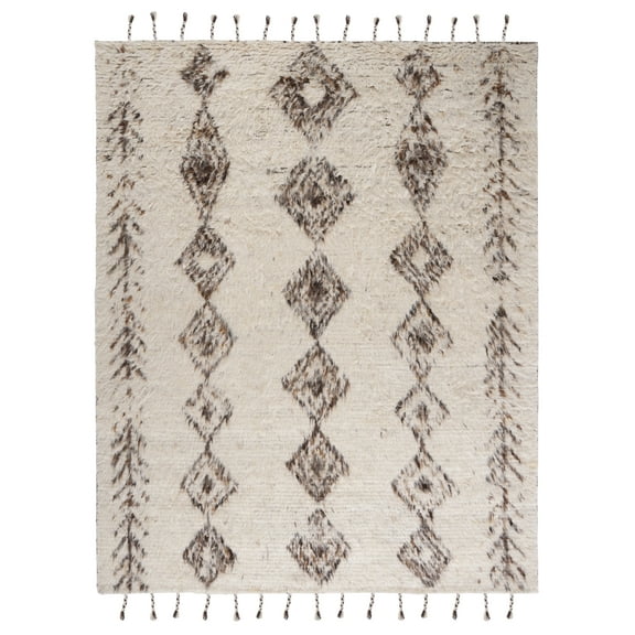 SAFAVIEH Kenya Egbert Southwestern Area Rug, Ivory/Brown, 8' x 10'