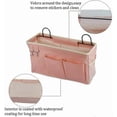 thumbnail image 4 of Bedside Caddy/Bedside Hanging Storage Organizer with Hooks for Books Magazine Phone Remotes, 4 of 5