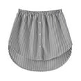 thumbnail image 1 of Shirt Extenders Adjustable Layering Fake Tops Lower Sweep Hem With Elastic Waist Band, 1 of 5