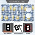 thumbnail image 3 of Yayeee Toggle Light Switch Wall Plate 1-Gang 4.5"x2.7" Home Decorative Outlet Cover, Light Lemon, 3 of 7